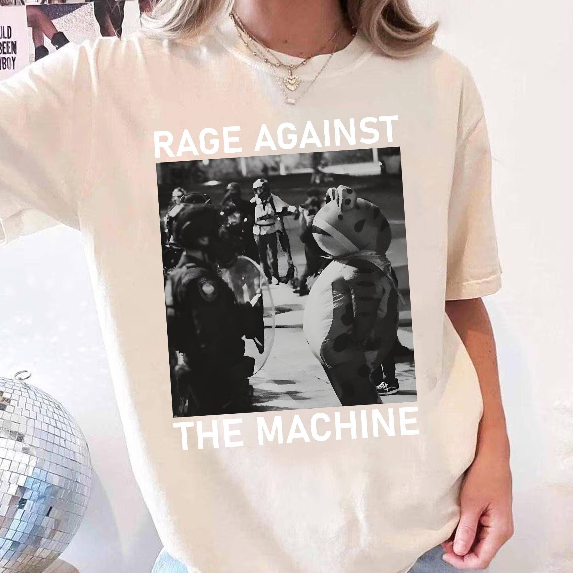 Glaime - Wholesale T-Shirt (Graphic) - Women's - Portland Frog Resist Protest Comfort Colors Sweater & Shirt