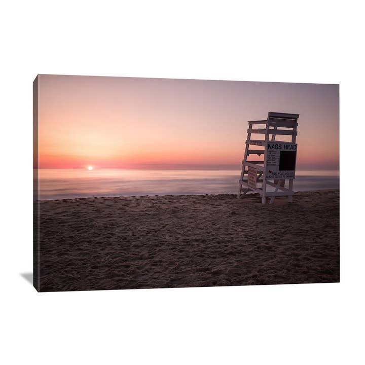 Nags Head Beach North Carolina Outer Banks Canvas Art Print for wholesale by Nature's Vista Photography