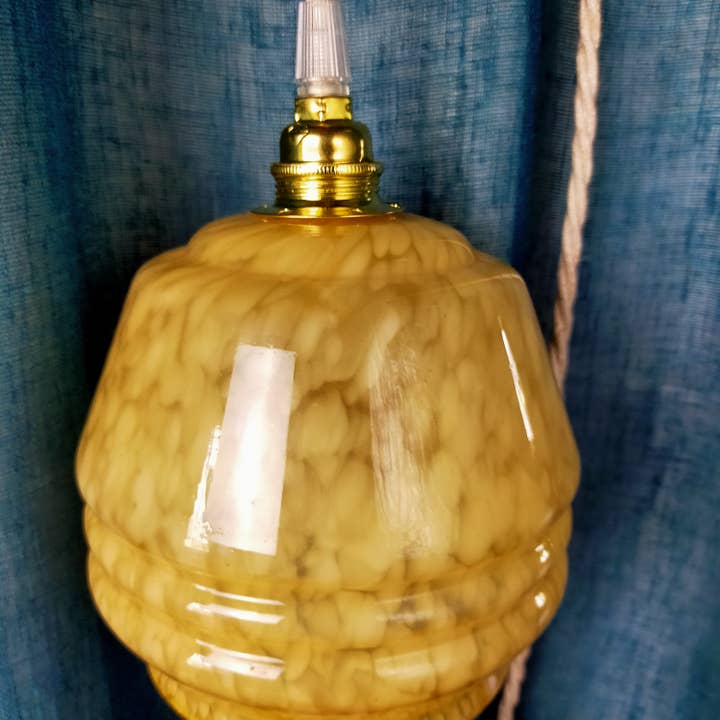 Le Siècle des Lumières - Wholesale Accent/Desk Lamp - Clichy yellow globe table lamp7