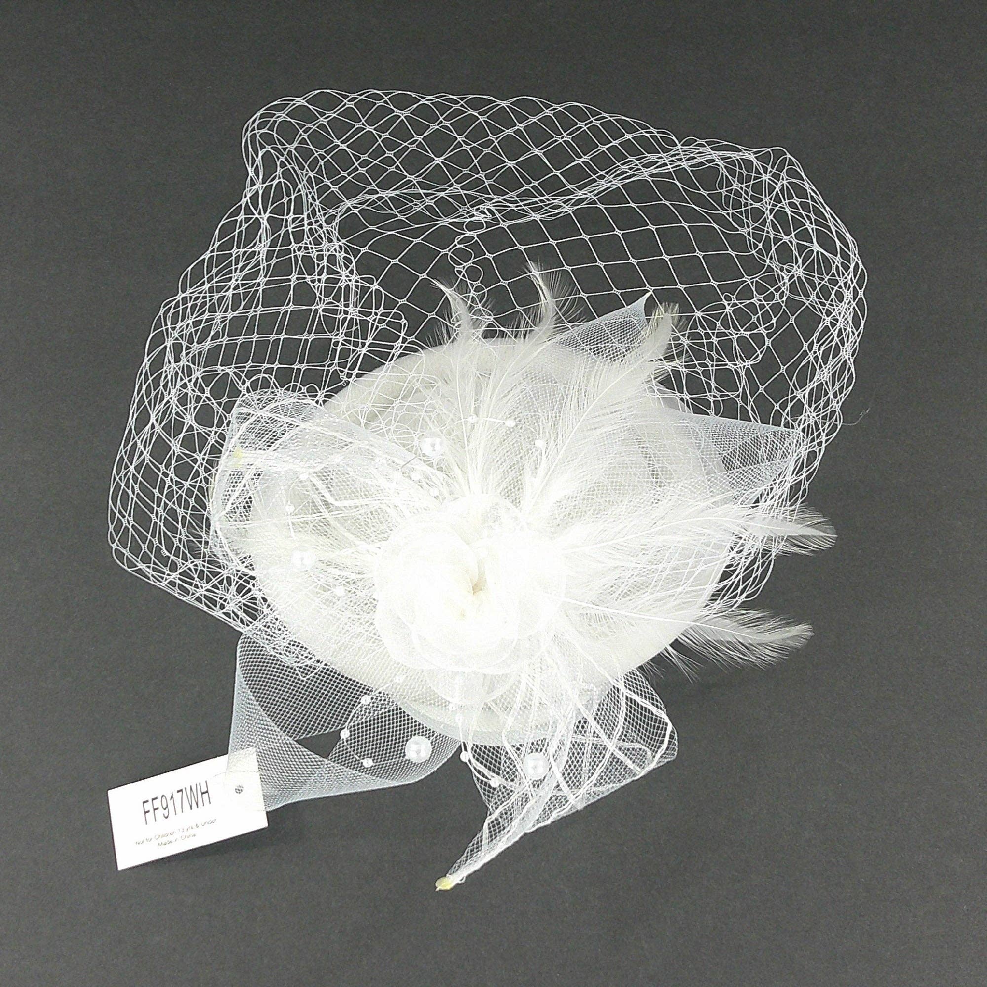 TAPA fashion - Wholesale Fascinator Hat - Women's - Kentucky Derby & Tea Party Flower Feather Hat FF917 (3PC)0