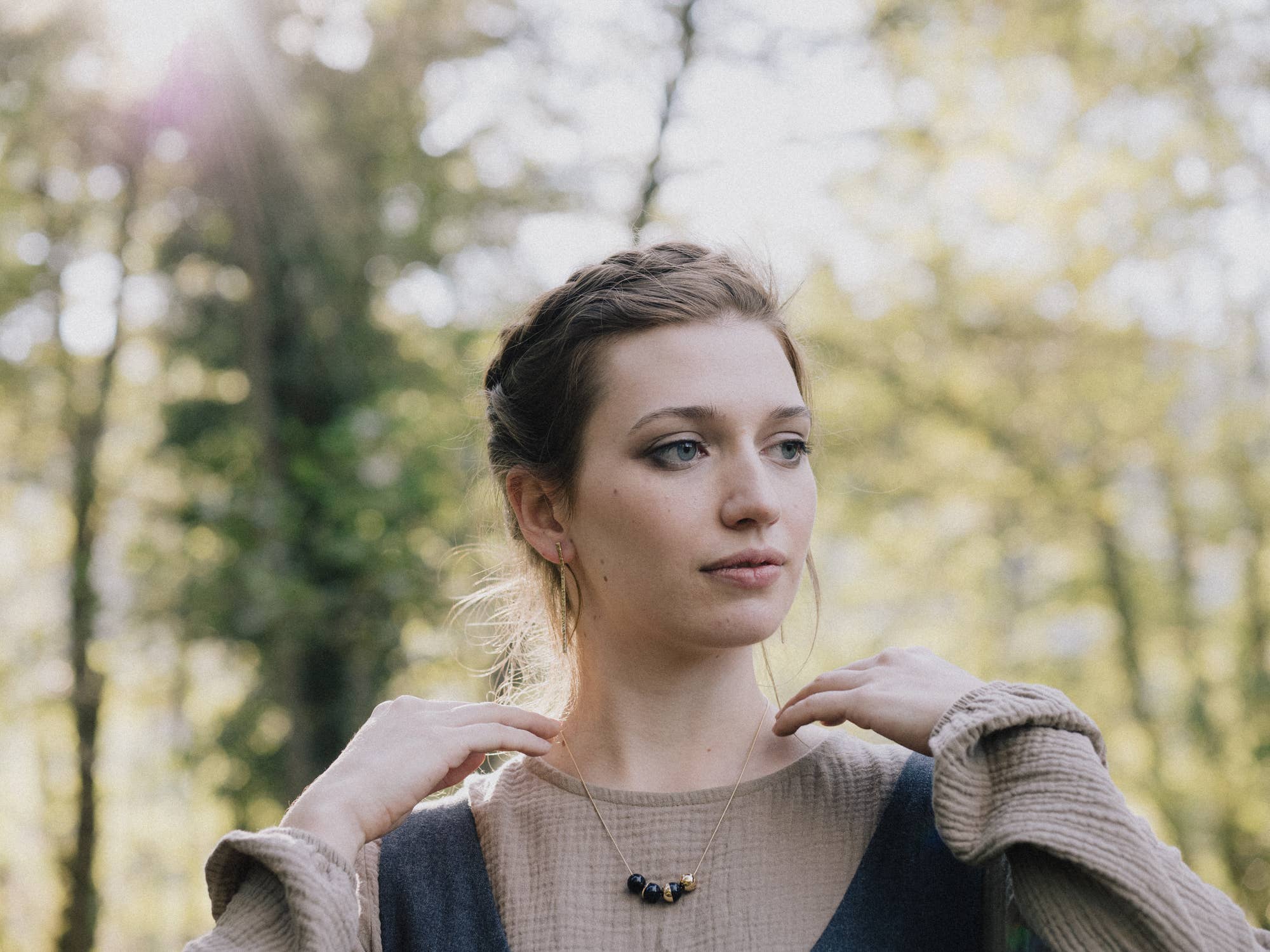 Fauna y Flora – Großhandel Kette mit Anhänger/Charm – Lunare Halskette mit Mondphasen2