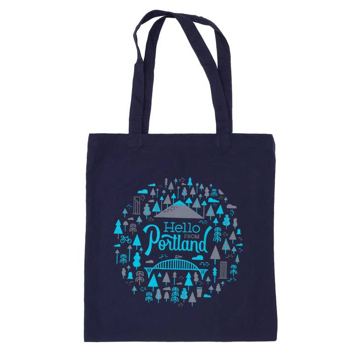 Portland Burst Tote for wholesale by Hello From Oregon