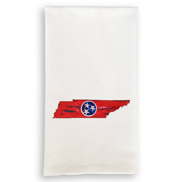 État du Tennessee avec drapeau pour la vente par French Graffiti