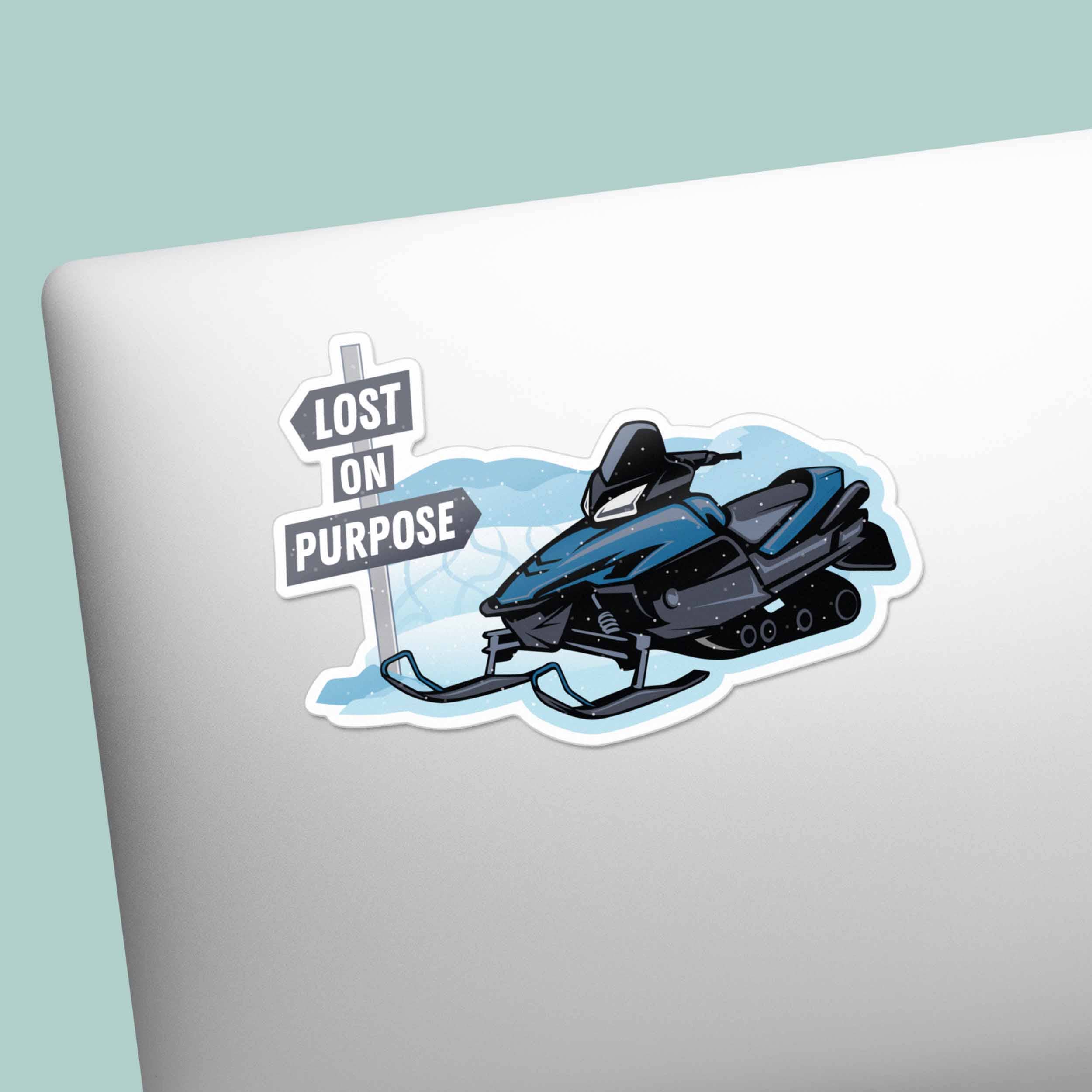 Sentinel Supply - Vendita all'ingrosso Adesivo - Adesivo per motoslitta Lost on Purpose1
