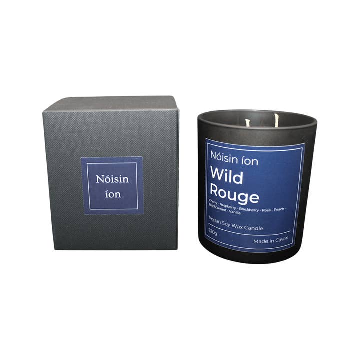 Nóisin íon - Wholesale Jar/Filled Candle - Wild Rouge1