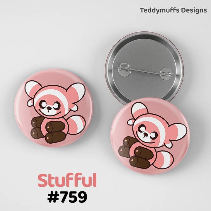 Stufful Knapnål for engroshandel hos Teddymuffs Designs