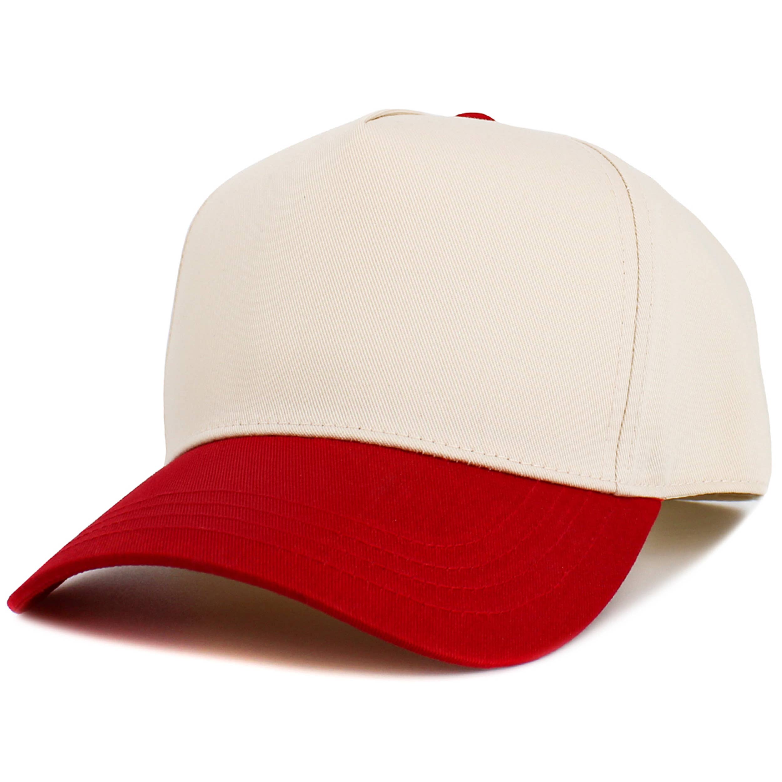 Hana – Engroshandel Baseballkasket - Dame – Fem-panels ensfarvet snapback baseballkasket6