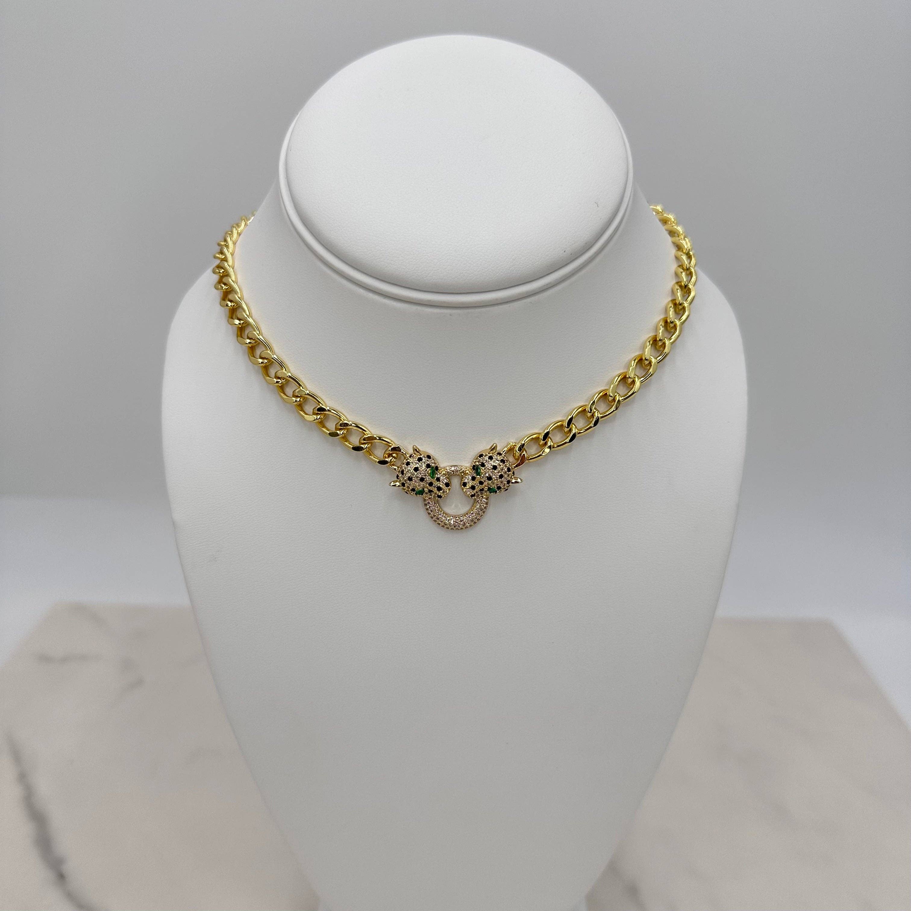 E ACCESORIES JEWERLY - Wholesale Pendant/Charm Necklace - Jaguar Necklace1