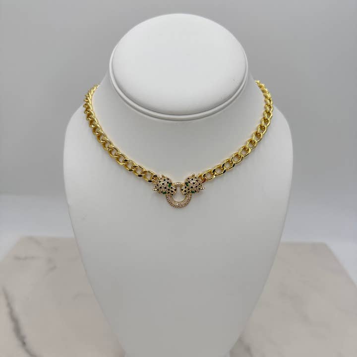 E ACCESORIES JEWERLY - Wholesale Pendant/Charm Necklace - Jaguar Necklace1