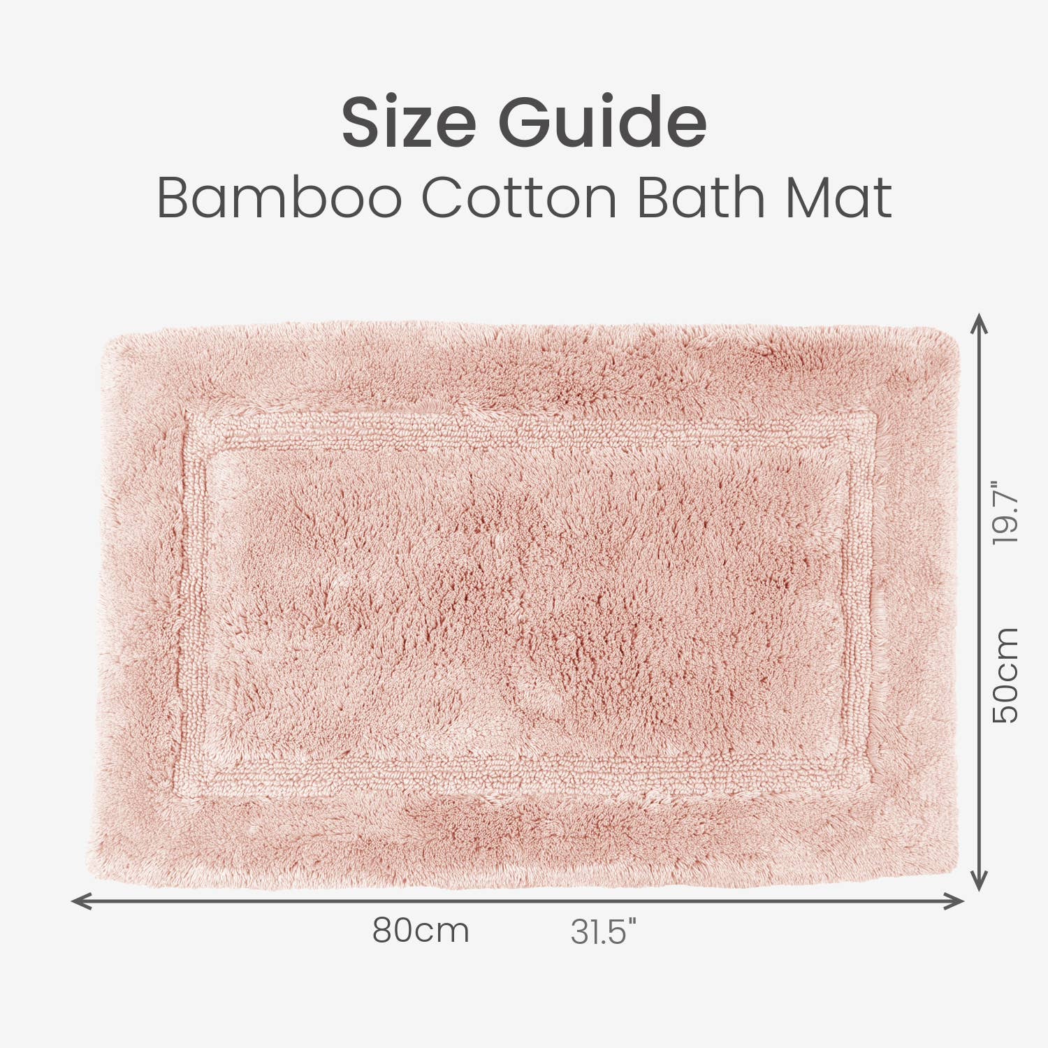 Allure Bath Fashions - Wholesale Bath Mat - Luxury Bamboo Cotton Bath Mat Non-Slip - Ultra Soft & Thick4