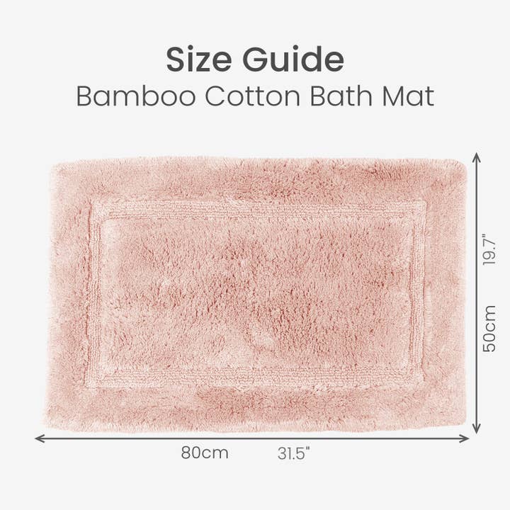 Allure Bath Fashions - Wholesale Bath Mat - Luxury Bamboo Cotton Bath Mat Non-Slip - Ultra Soft & Thick4