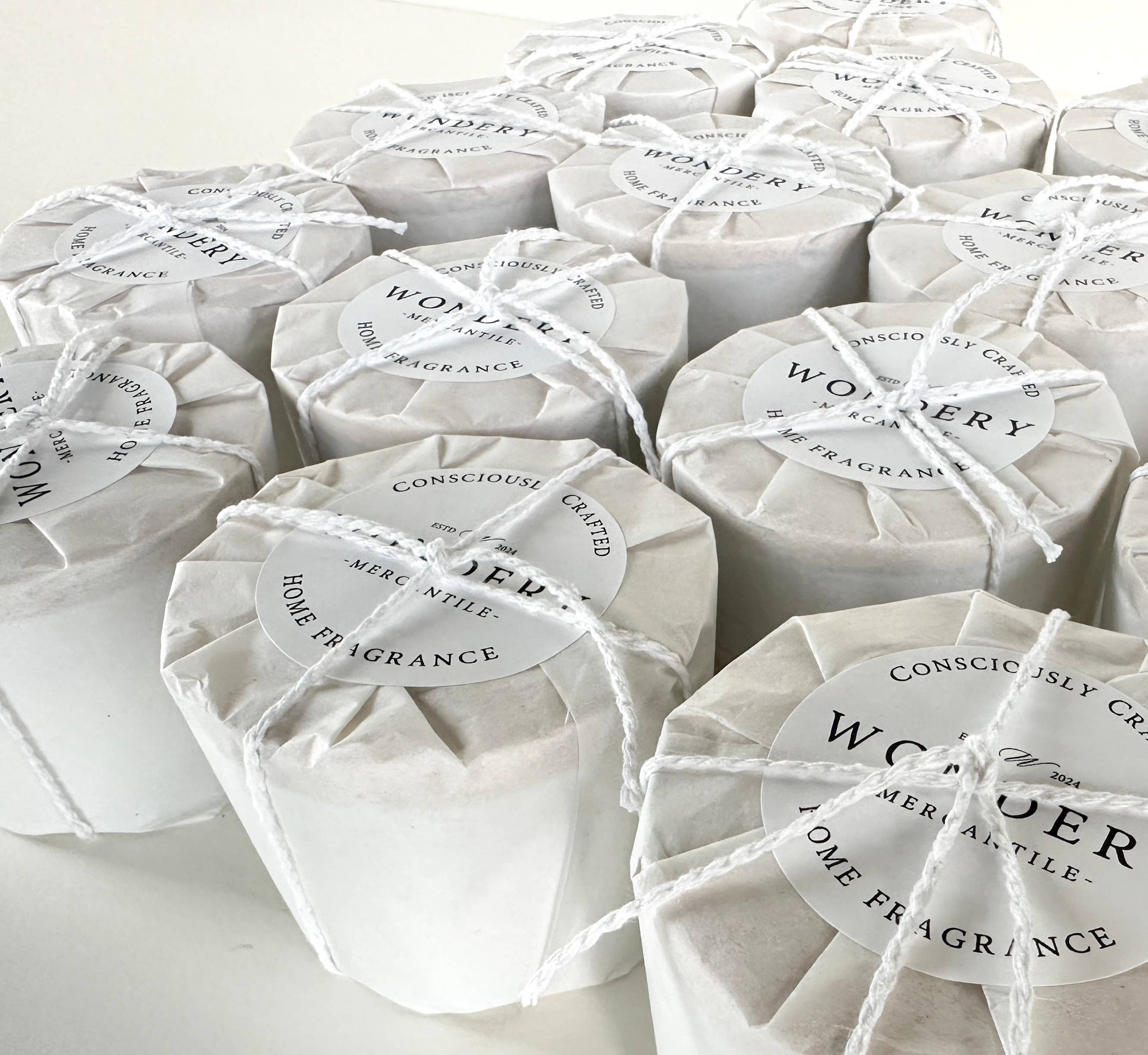 Wondery Mercantile - Wholesale Jar/Filled Candle - Mandarin Luxury Coconut Wax Candle | Citrus, Champaca5