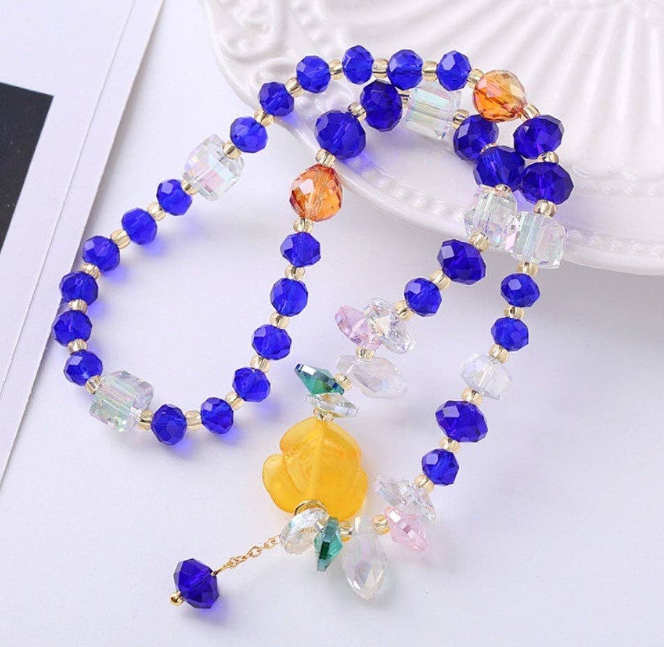 Exsito – Engroshandel Perlearmbånd – Drømmende blå krystal armbånd1