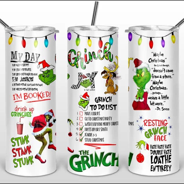 Grinch sayings for wholesale by Tumblers and More