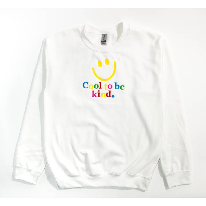 It's Cool to be Kind Crewneck for wholesale by Bag It Up Boutique