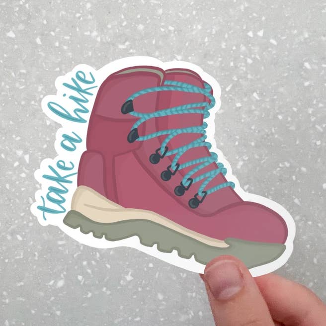Calcomanía para botas de senderismo Take a Hike | Calcomanía de vinilo impermeable para venta al por mayor de Melan Craft Co