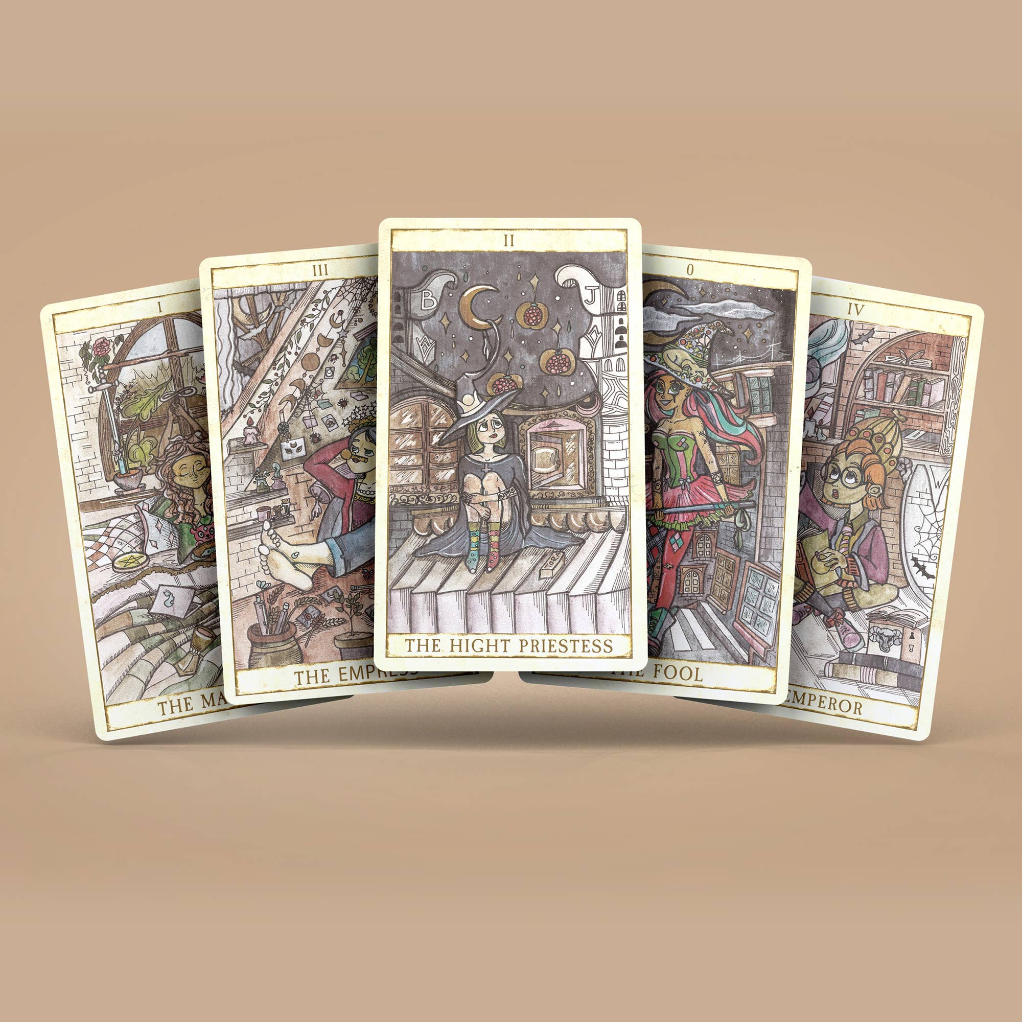 Darksynevyr - Venta al por mayor Cartas del tarot - Tarot de Hechizos y Pociones 80 Cartas Tarot en Stock en EE. UU.11