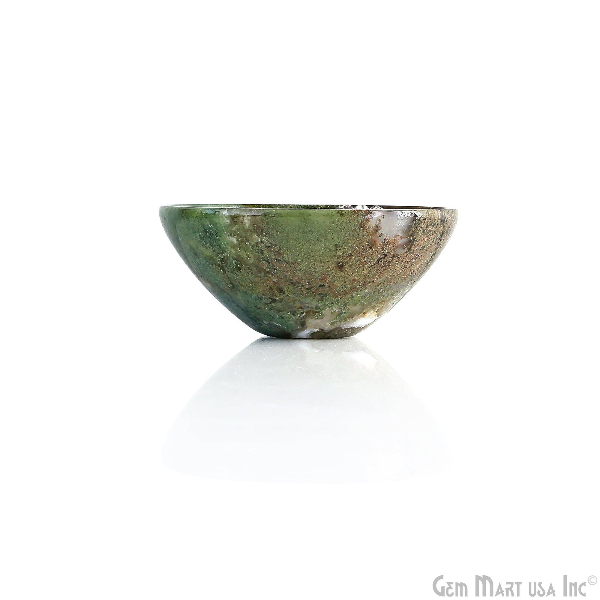 GemMartUSA – wholesale Decorative plate/dish/bowl – Natural Fluorite Mini Carved Gemstone Bowl Cup 2 inch8