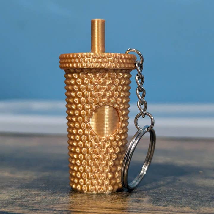 Sapphic Space - Wholesale Keychain - Women's - Hex Tumbler Twist Top Keychain0