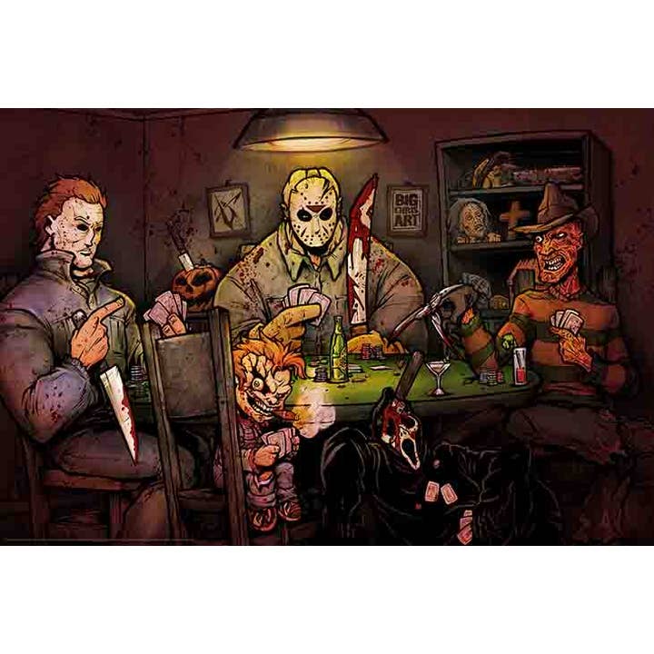 Pyramid America - Wholesale Poster - Big Chris - Slasher's Playing Poker