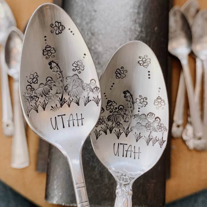 The WildSmith - Wholesale Flatware Serving Piece - Nature Teaspoons