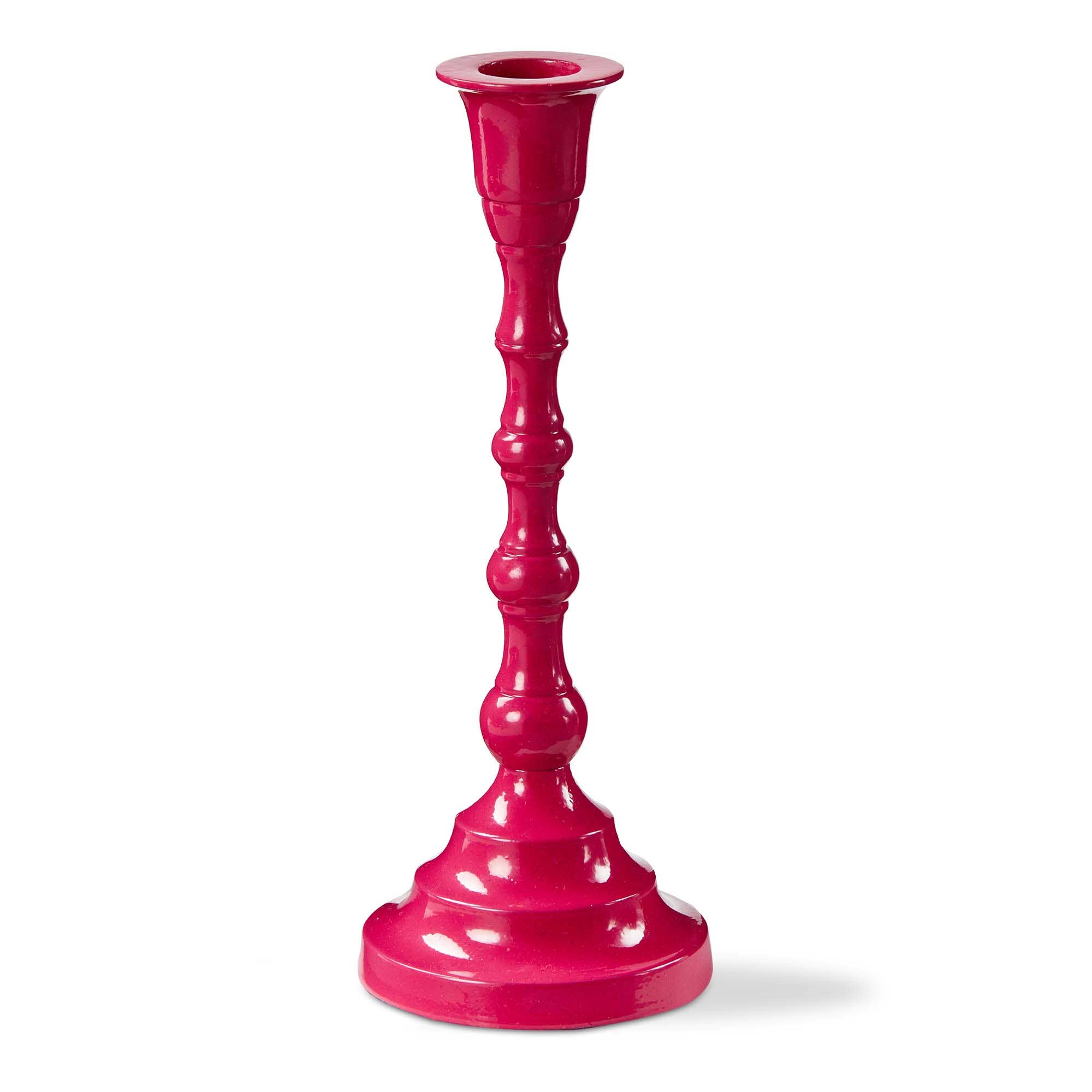 tag - Wholesale Candle Holder - Zahra Taper Holder Md Hot Pink Aluminum Everyday0