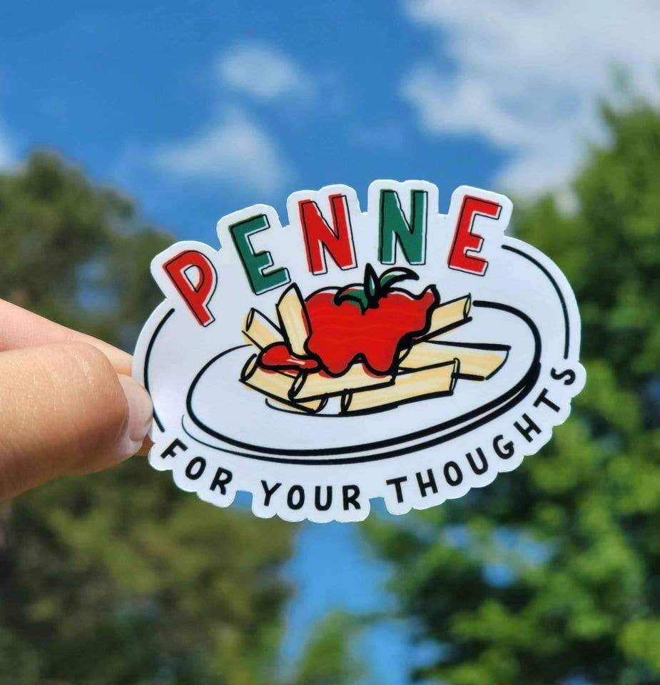 A Little Design Company – wholesale Sticker – Penne For Your Thoughts Sticker0
