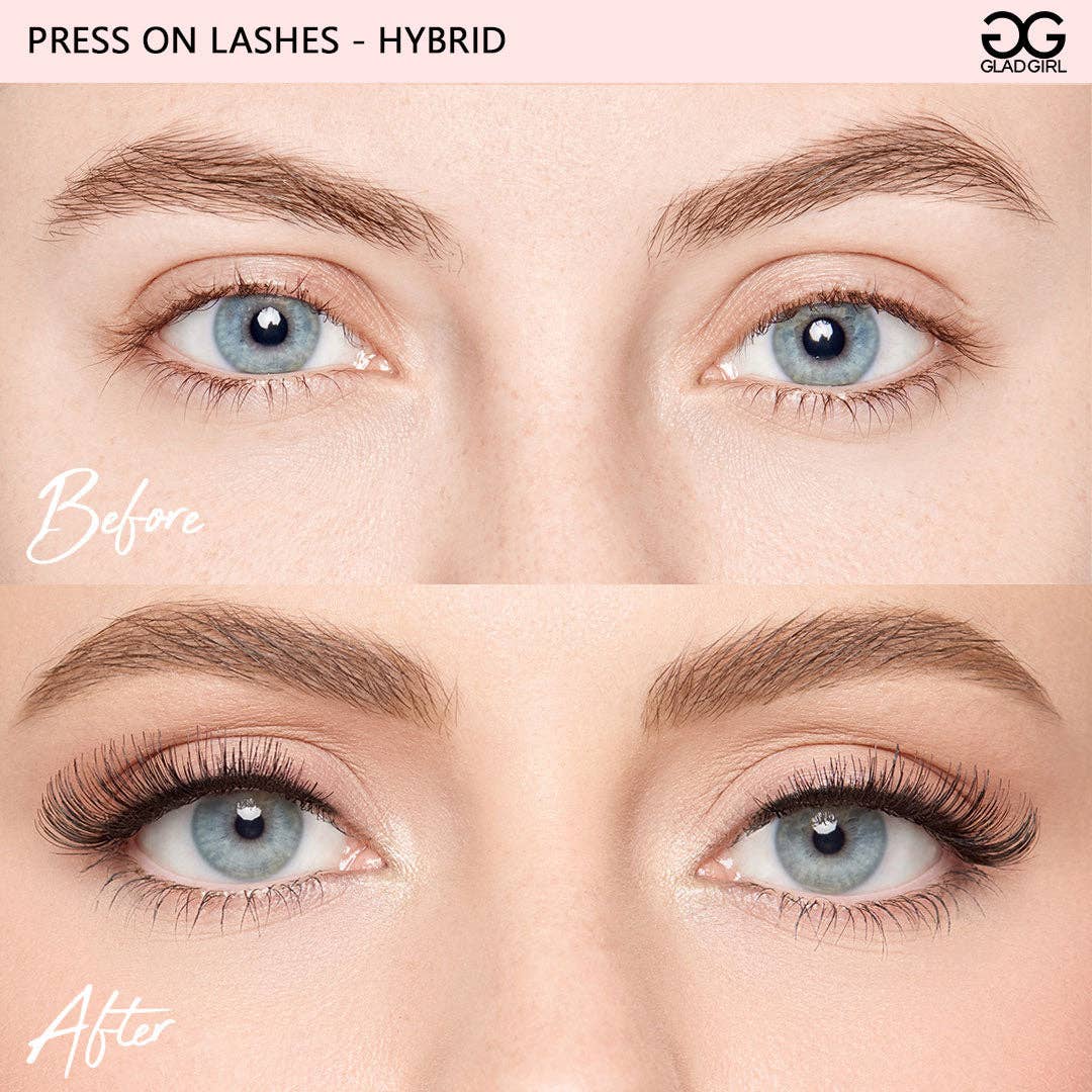 GladGirl - Wholesale False/Fake Eyelashes - MinuteLash Press-On Lashes - 36 Pre-glued Clusters5