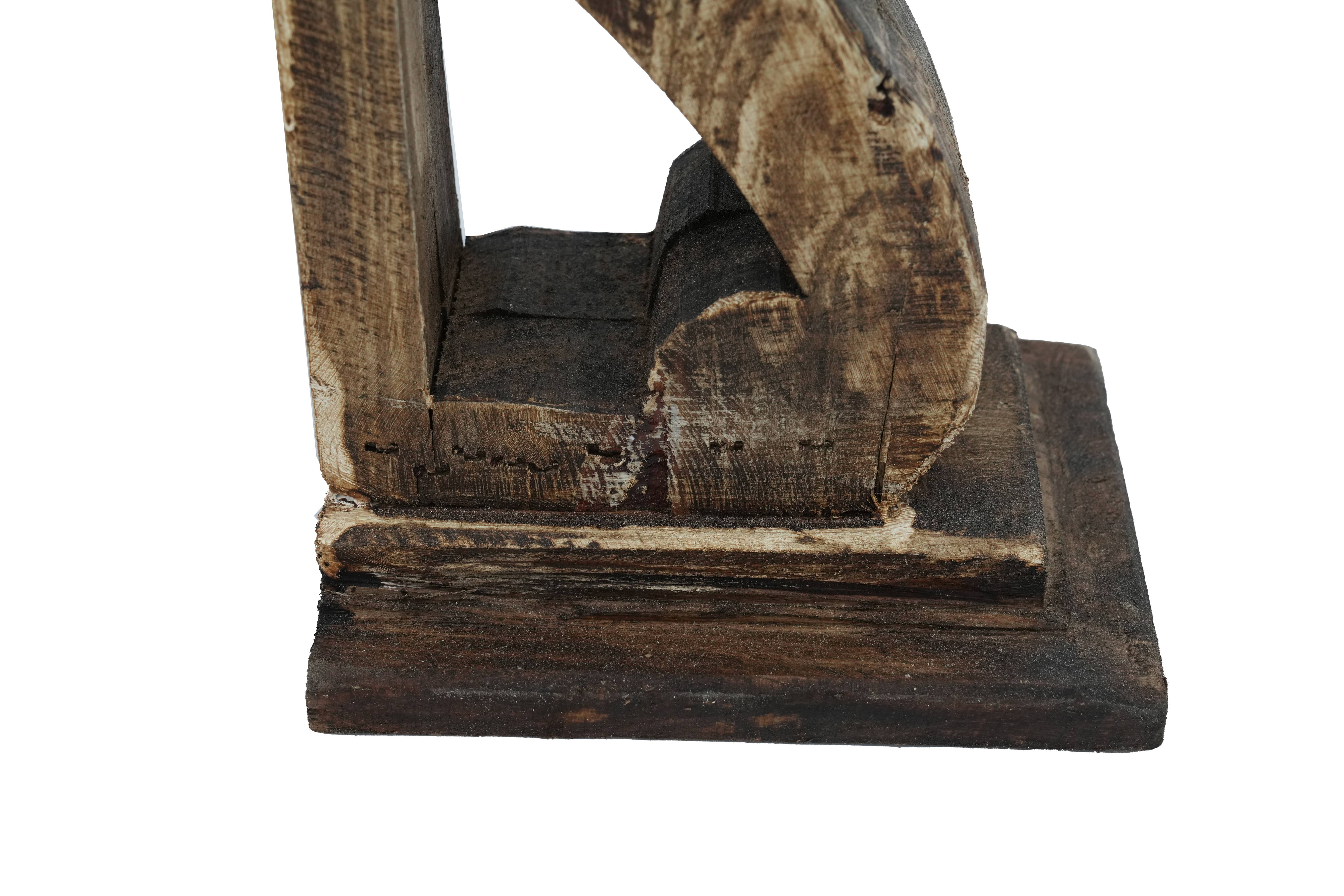 My Amigos Imports - Wholesale Decorative Tabletop Object -  Joliet Farmhouse-Rustic-Corbel-Antiqued White-5Wx6Dx14H-NEW7