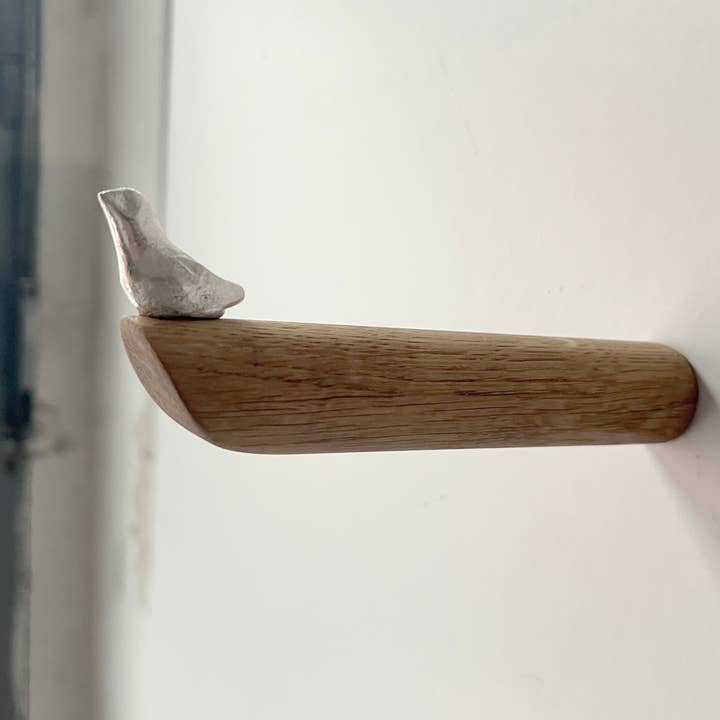 Formpoet - Wholesale Wall Hook - Bird - Coat Hook made of Oak Wood and Tin 130mm6