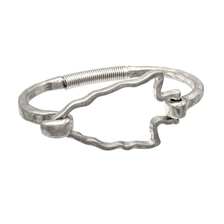 Arrowhead Cutout Bangle Bracelet for wholesale by Lunar Deer