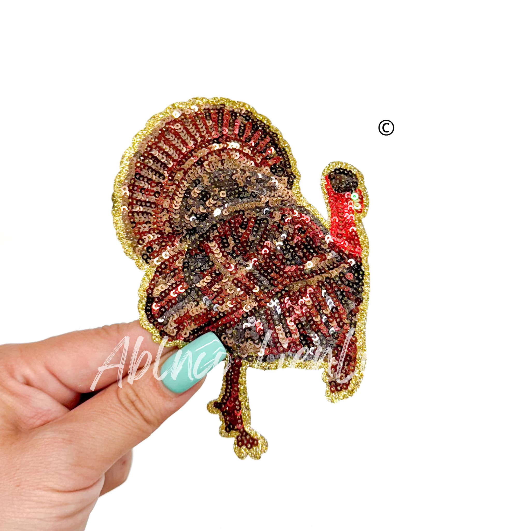 ABLNco - Wholesale Patch - Turkey Hunting Sequin Patch - Small0
