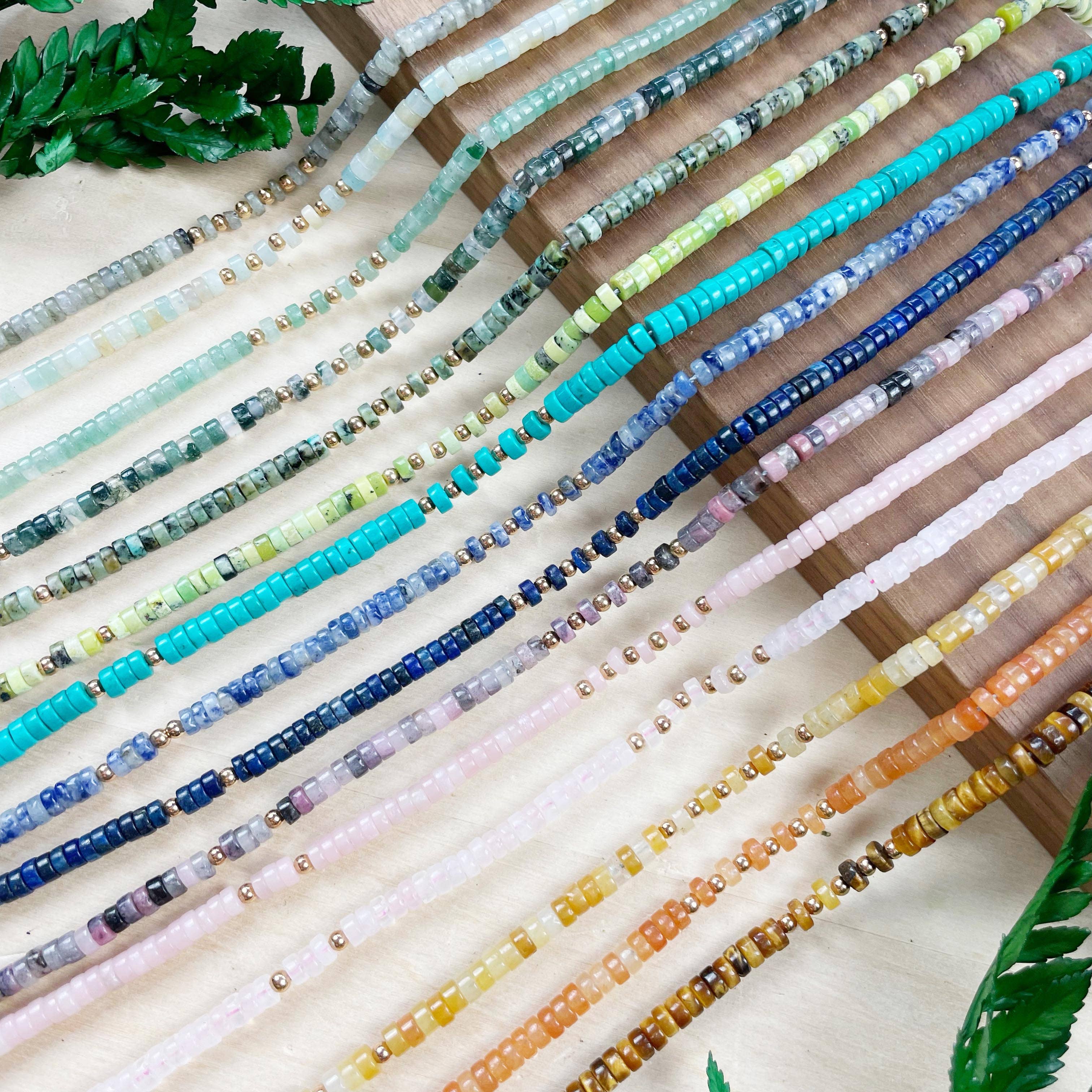 Ewelina Pas Jewelry - Wholesale Kralen/parelketting - Litae/// Delicate edelsteen kralen ketting7