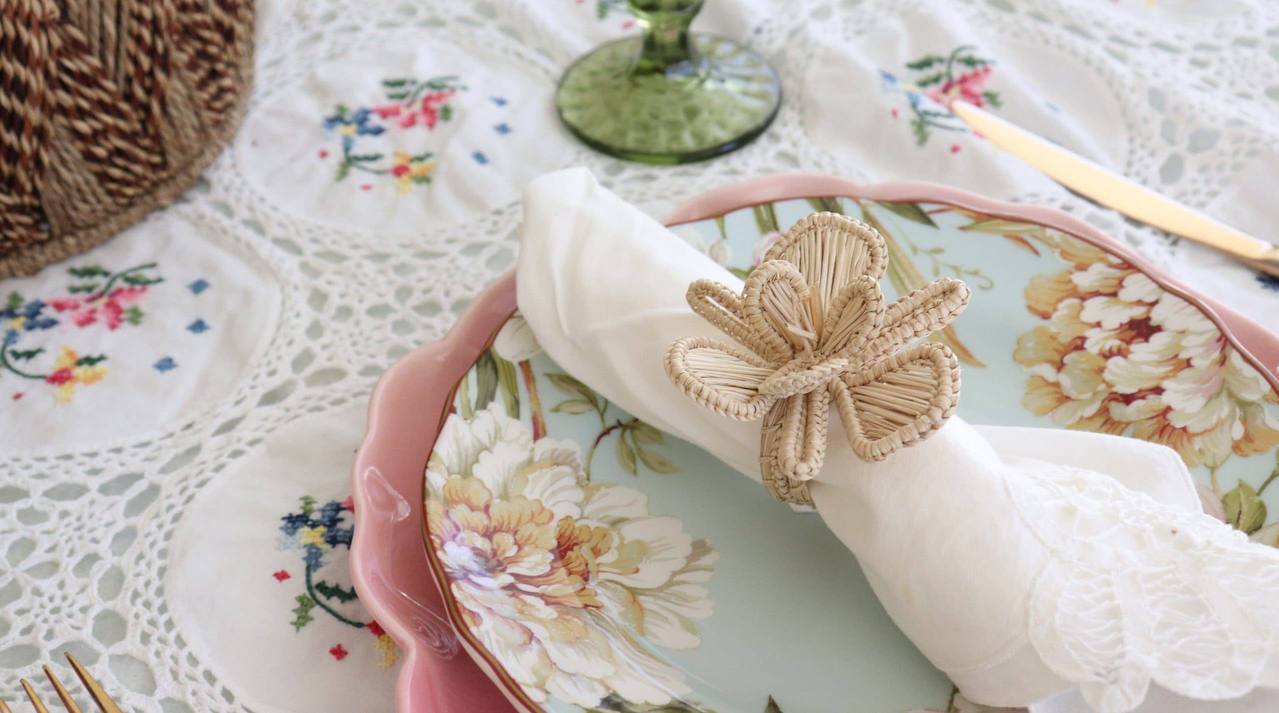 Klatso – Engroshandel Servietring – Orkidé servietring2