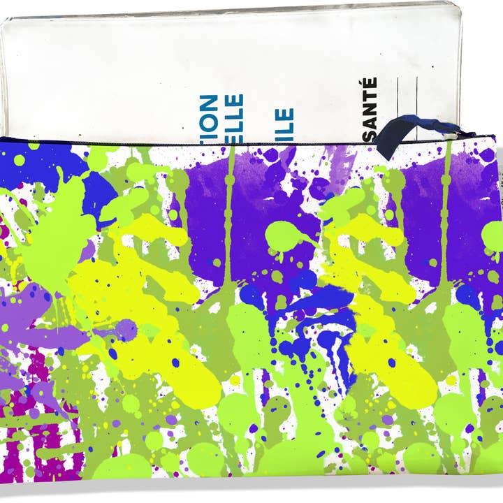 Gezondheidsboekomslag met ritssluiting Verfvlekken voor wholesale door BISTRAKOO