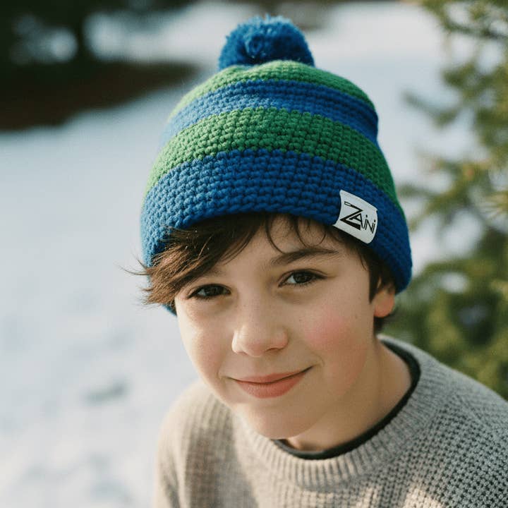 Torrey Kids Beanie Bobble Hat for wholesale by ZAINI Lifestyle Ltd