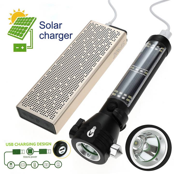 Alltronics (DBA Alltrolite) - Wholesale Handheld Flashlight - Lifesaver 2 - Multi-functional Emergency COB LED Safety Tool Flashlight10