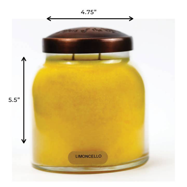 A Cheerful Giver - Wholesale Jar/Filled Candle - KOTL Papa Candle (34oz.) - Limoncello4