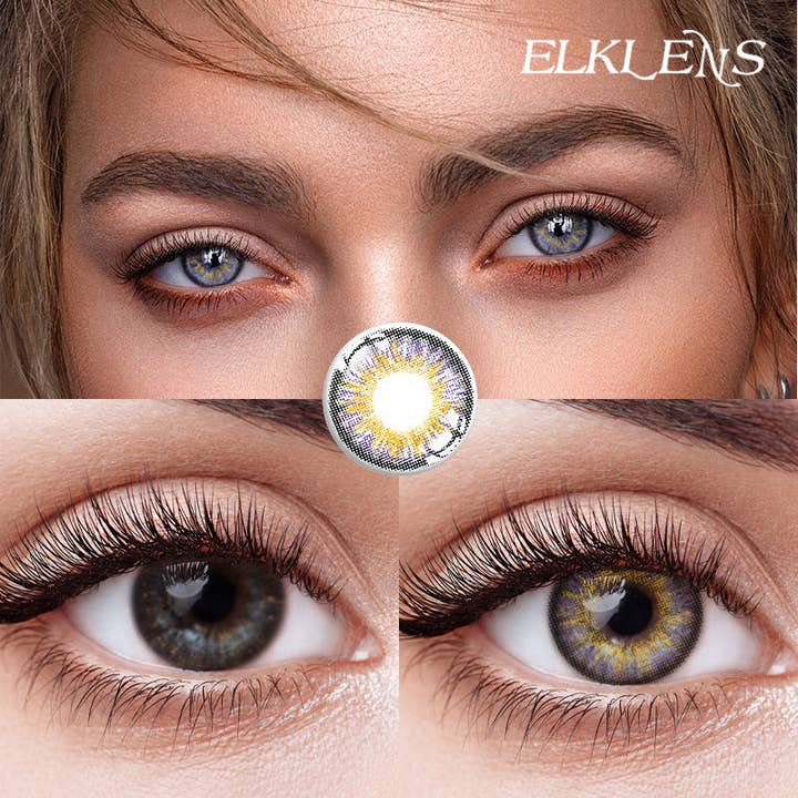 ELKLENS - Wholesale Contactlenzen - ELKLENS Peacock Tone paars gekleurde contactlenzen