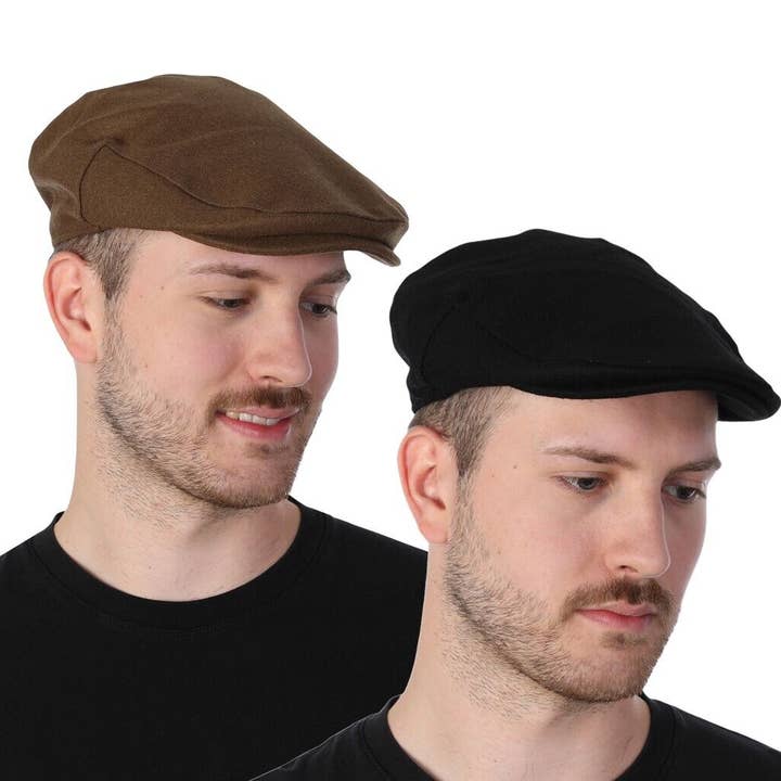 Men's Flat Caps Retro Classic Fashion Baker Boy's Hat for wholesale by Stylex Party