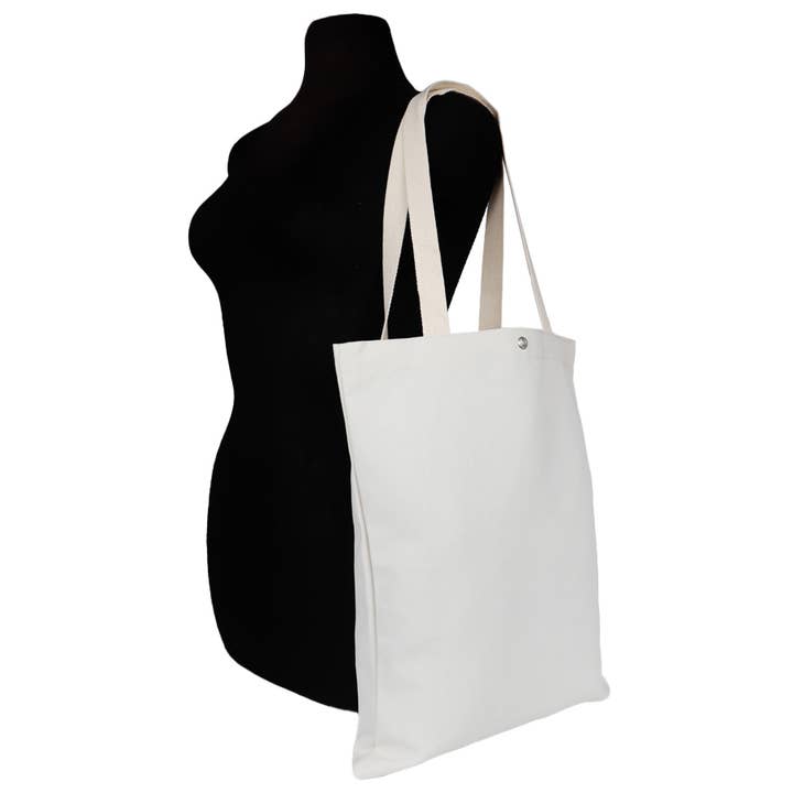 Cap Zone - Wholesale Tote Bag - Unisex - Plain Blank Tall Canvas Tote Bag
