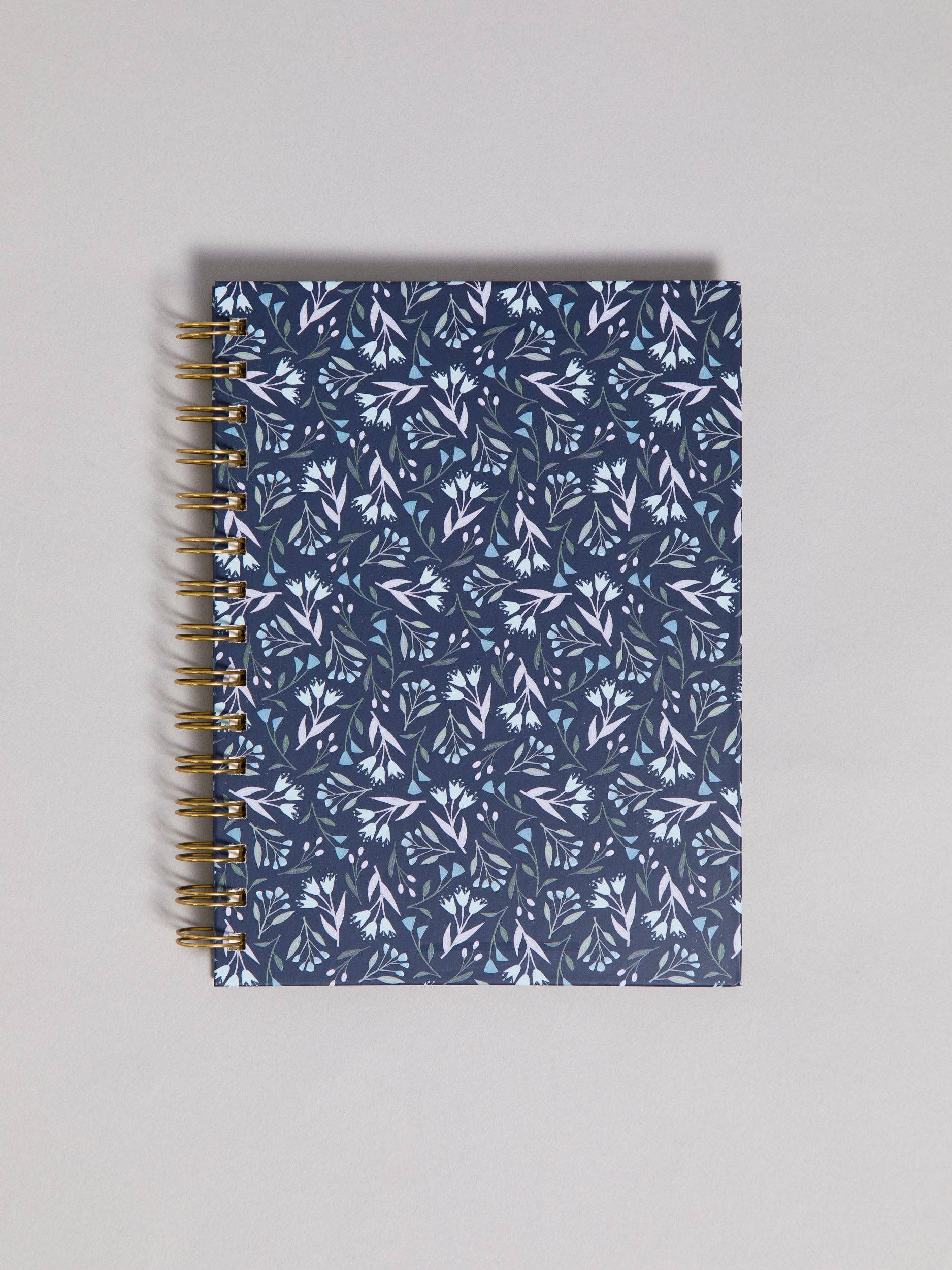 U Brands - Wholesale Journal/Diary - U Brands Navy Floral Spiral Journal + Pen2