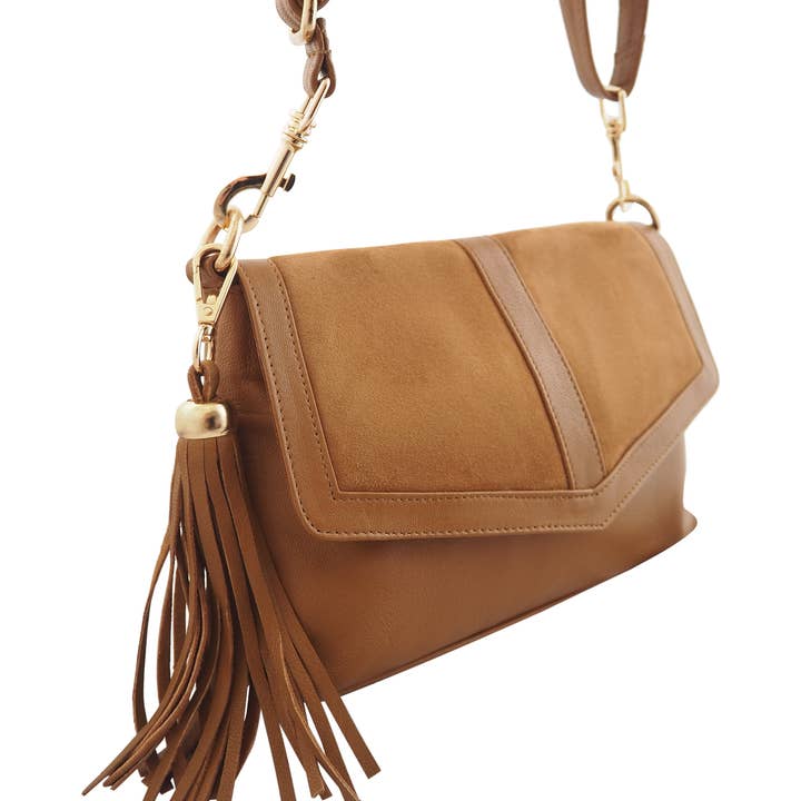 Cadelle Leather - Wholesale Crossbody bag – Women's - Cosette Crossbody | Tan