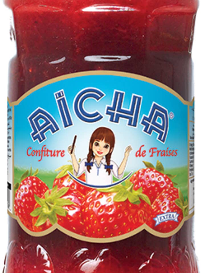 K Conf. Fragola * 6 Vas. 37cl AICHA per la vendita all'ingrosso da parte di YULY FOOD SAS