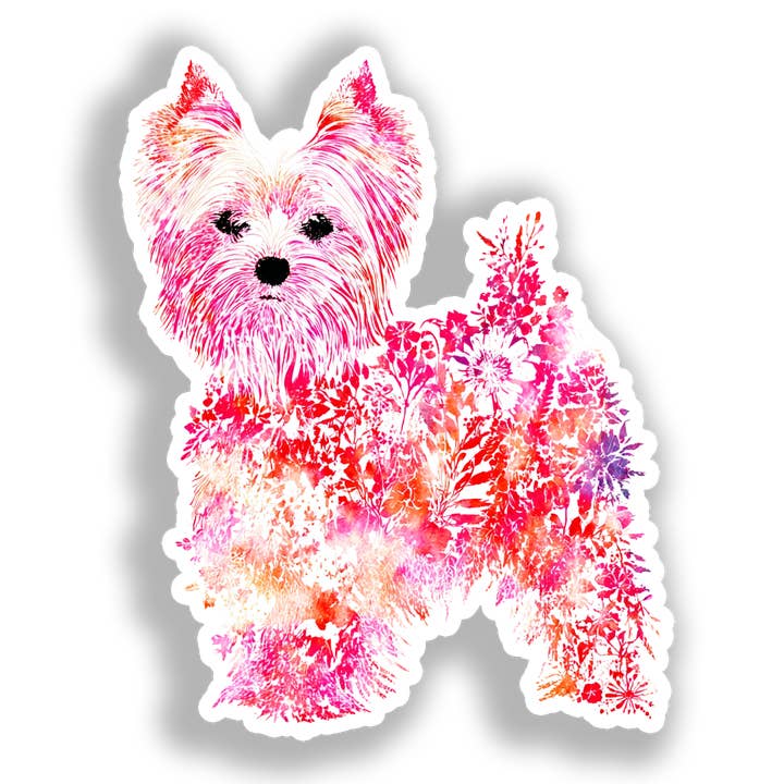 Yorkshire Terrier Hund Klistermærke # A017116 for engroshandel hos Yoonek Graphics