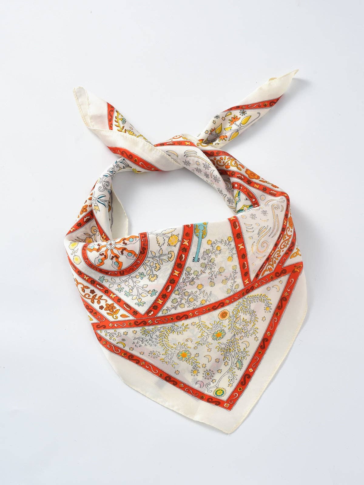 Funkyrel® Atzbranding Limited – wholesale Scarf – Women's – Scarvii - Vintage Pattern Square Scarf11