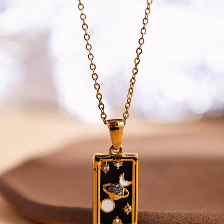 Tarot “The World” Pendant Necklace for wholesale by Revelari