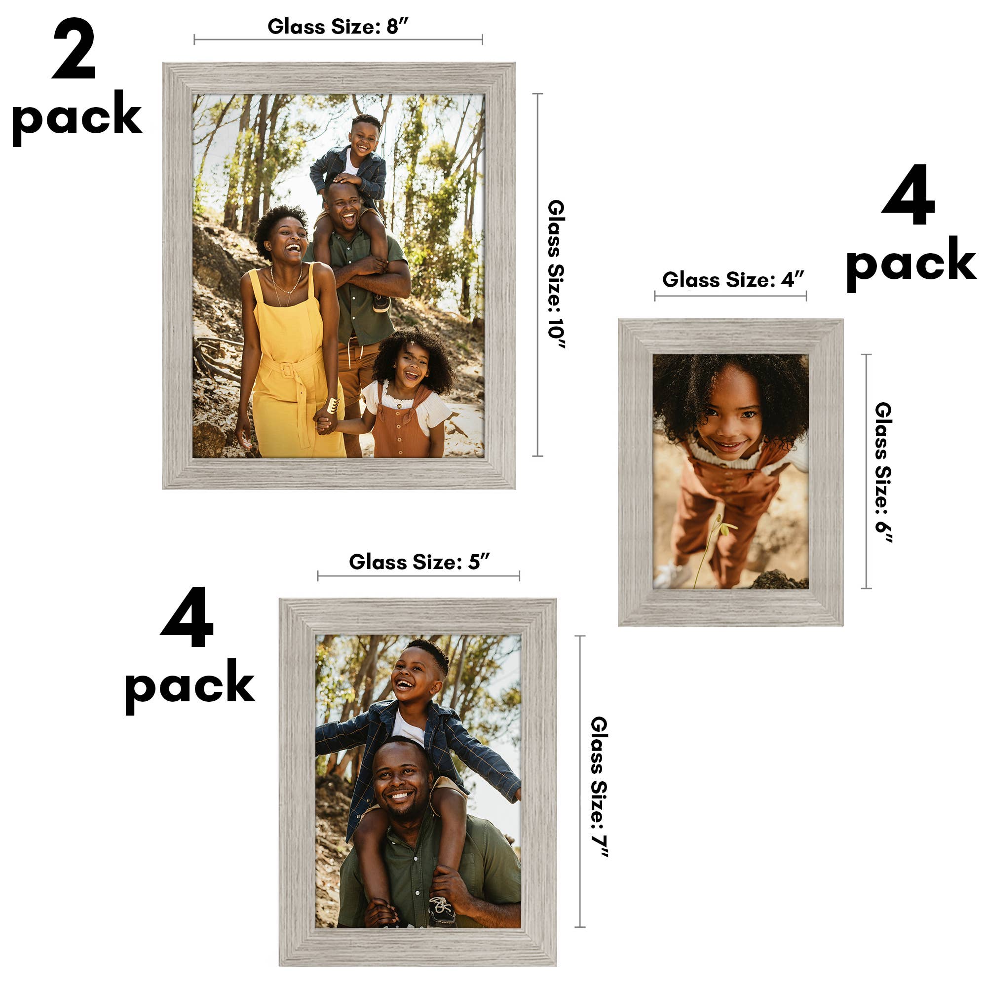 Americanflat - Wholesale Picture Frame - Americanflat 10 Piece Gallery Wall Frames 8x10 5x7 4x620