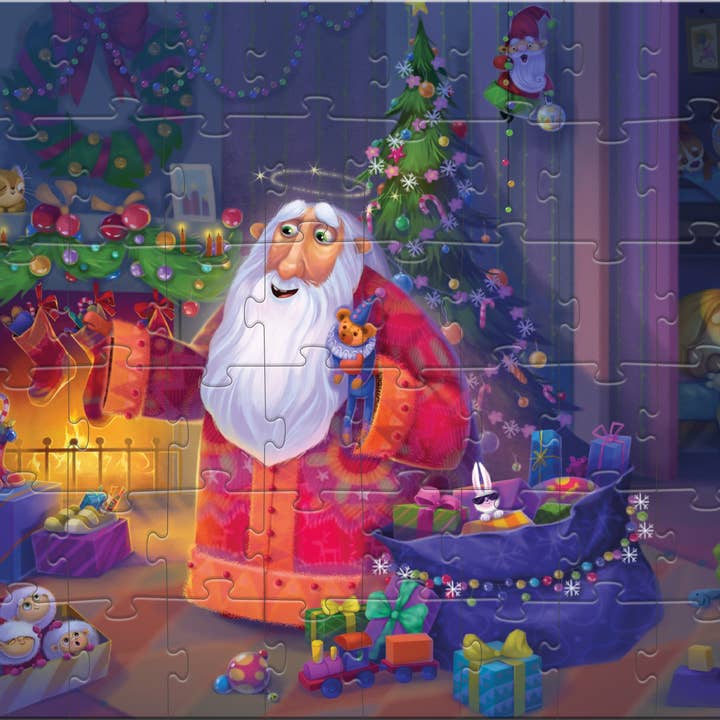 DoDo Brand - Venta al por mayor Puzle - Niños - Rompecabezas navideños de cartón para niños Magic Time1