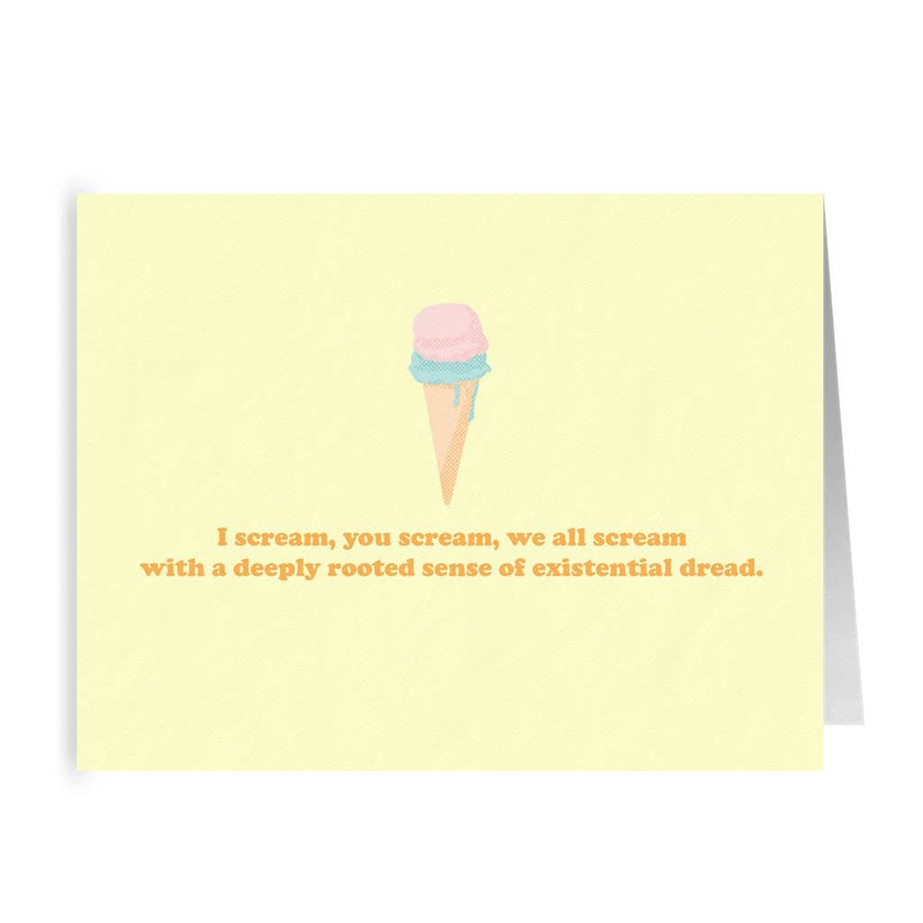 REMOVED BRAND - Wholesale Everyday Greeting Card - I Scream Greeting Card0